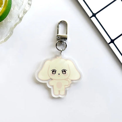 Porte-clés poupée magasin Pop-up 10CM, dessin animé ANITEEZ, pendentif en peluche mignon, accessoires de sac, cadeaux pour Fans Kpop Yunho Yeosang