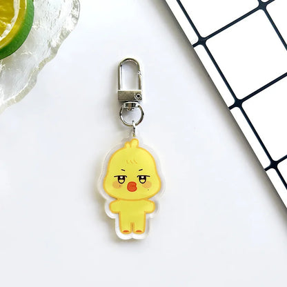 Porte-clés poupée magasin Pop-up 10CM, dessin animé ANITEEZ, pendentif en peluche mignon, accessoires de sac, cadeaux pour Fans Kpop Yunho Yeosang