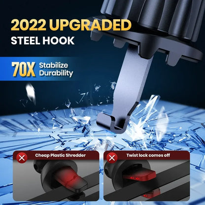 Support de téléphone portable pour voiture, sortie d'air, capteur de gravité, matériau métallique solide, matériau conviviale ré, simple