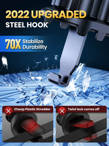 Support de téléphone portable pour voiture, sortie d'air, capteur de gravité, matériau métallique solide, matériau conviviale ré, simple