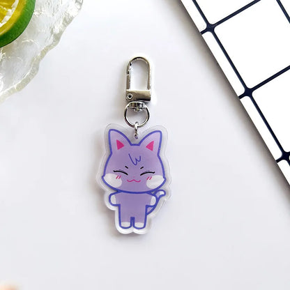 Porte-clés poupée magasin Pop-up 10CM, dessin animé ANITEEZ, pendentif en peluche mignon, accessoires de sac, cadeaux pour Fans Kpop Yunho Yeosang