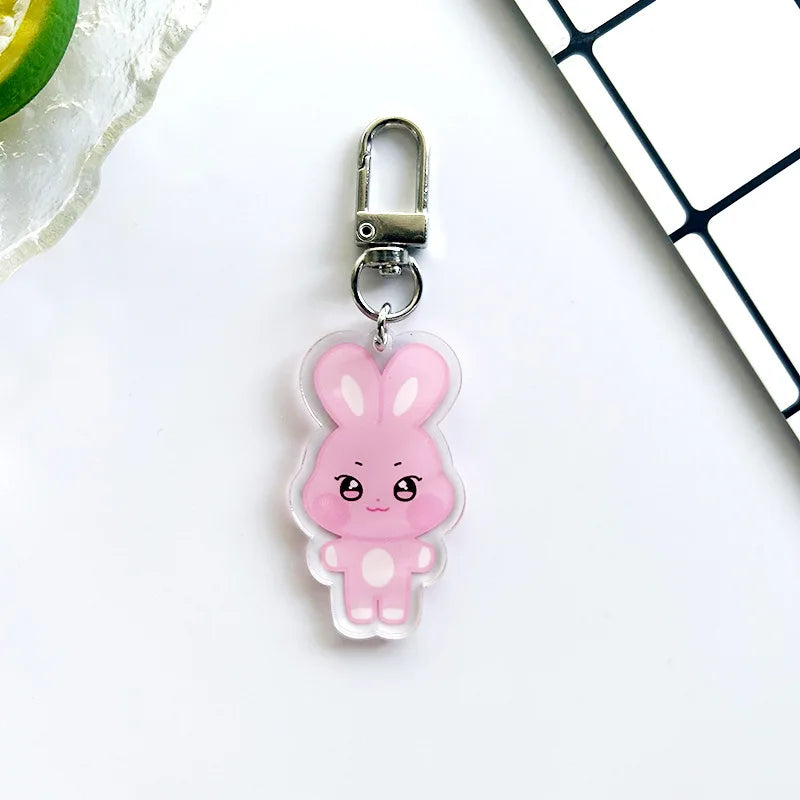 Porte-clés poupée magasin Pop-up 10CM, dessin animé ANITEEZ, pendentif en peluche mignon, accessoires de sac, cadeaux pour Fans Kpop Yunho Yeosang