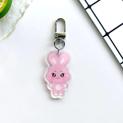 Porte-clés poupée magasin Pop-up 10CM, dessin animé ANITEEZ, pendentif en peluche mignon, accessoires de sac, cadeaux pour Fans Kpop Yunho Yeosang